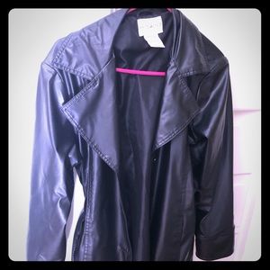 White Stag Fraux Leather Jacket with Belt